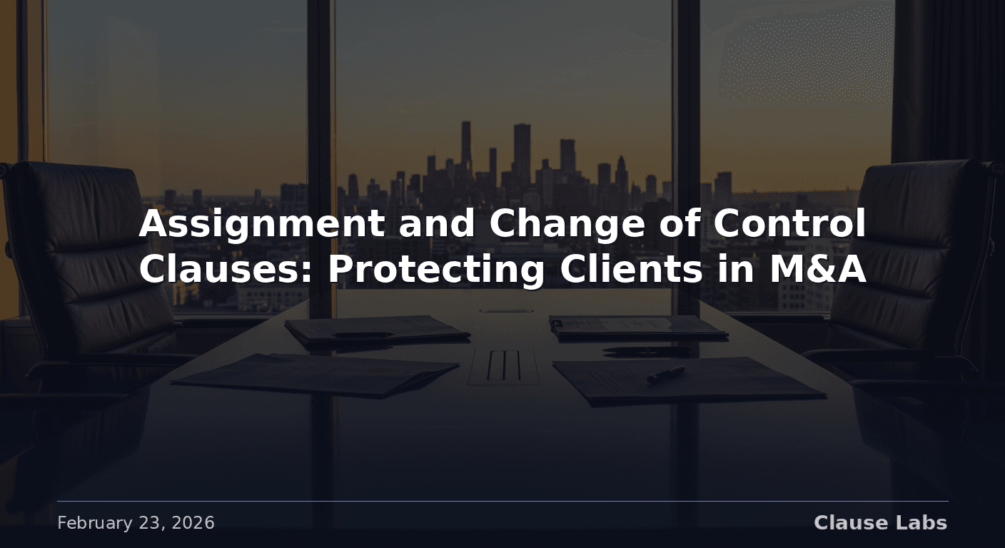 Featured image for: assignment clause contract