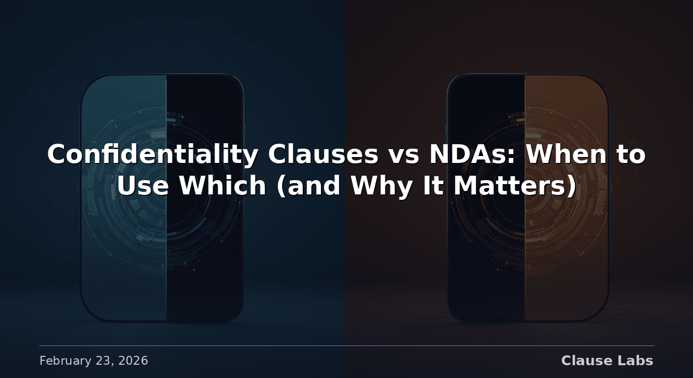 Featured image for: confidentiality clause vs nda