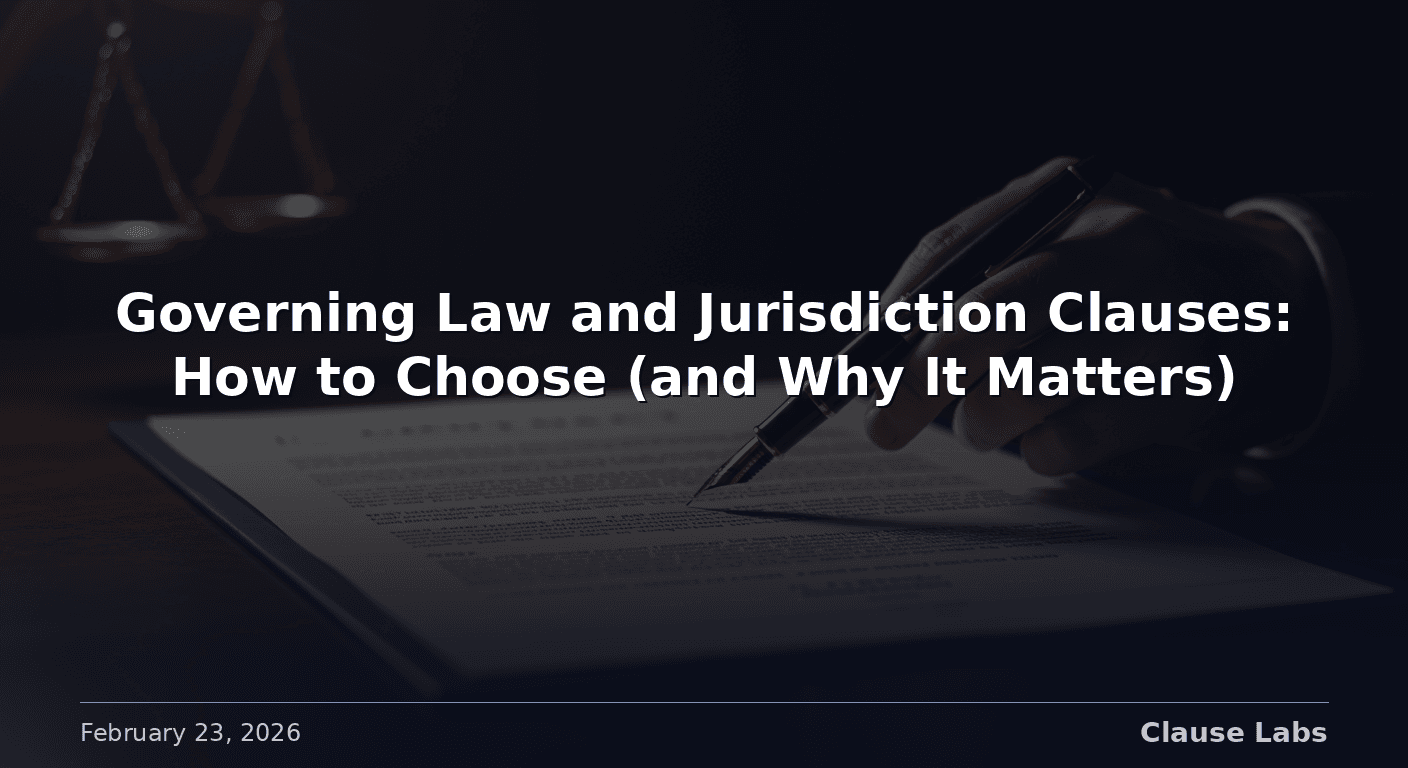Featured image for: governing law clause contract
