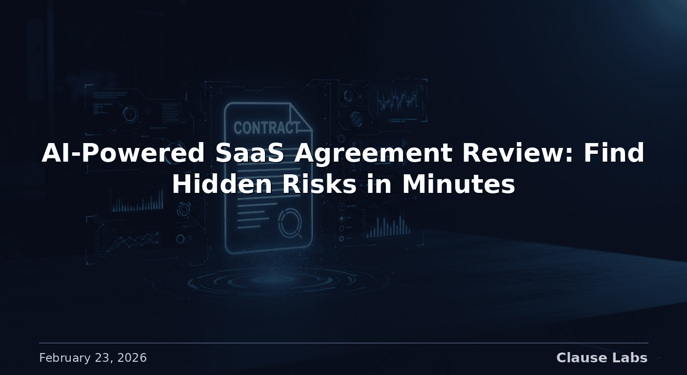 Featured image for: saas agreement review ai