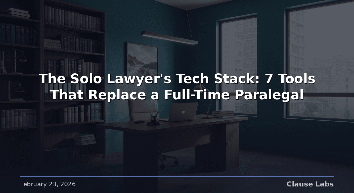 Featured image for: solo lawyer tech stack