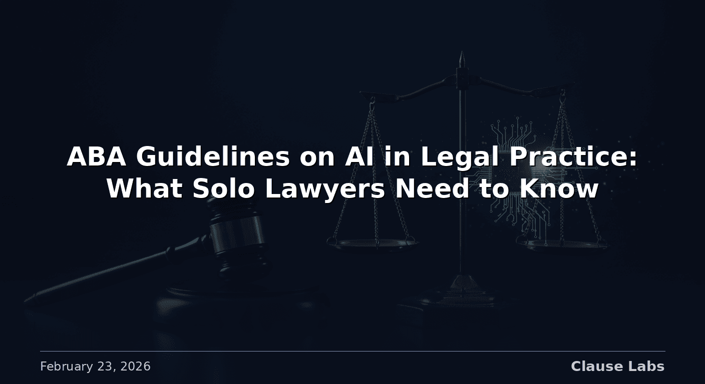 Featured image for: aba guidelines ai legal practice