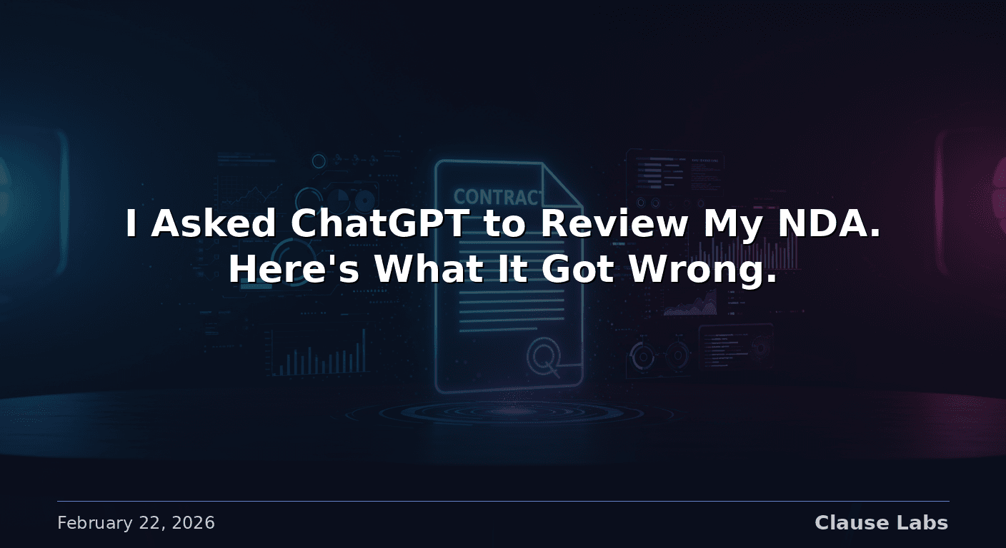 Featured image for: ai contract review chatgpt nda test