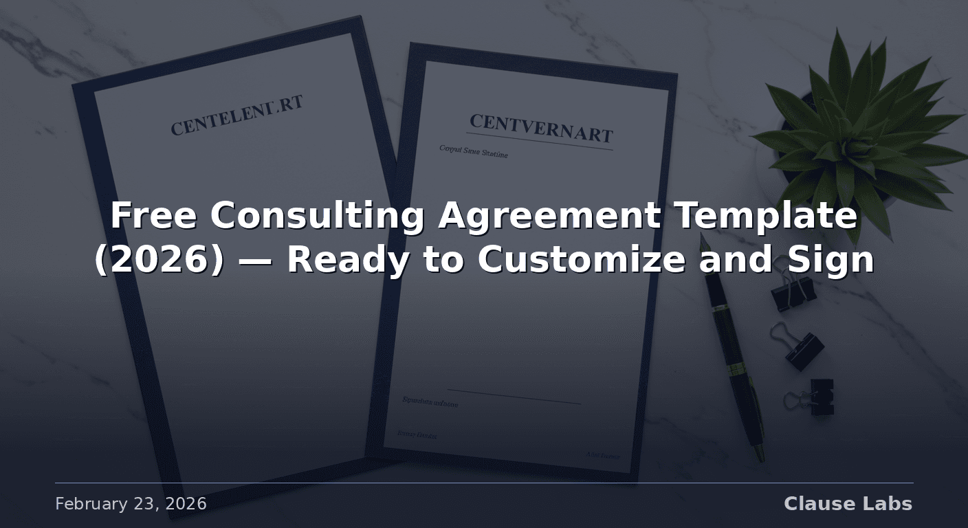 Featured image for: free consulting agreement template
