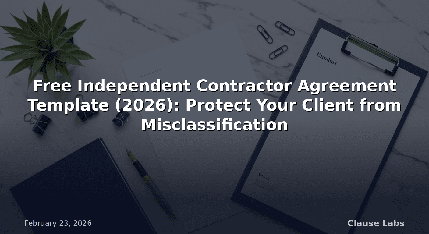 Featured image for: free contractor agreement template