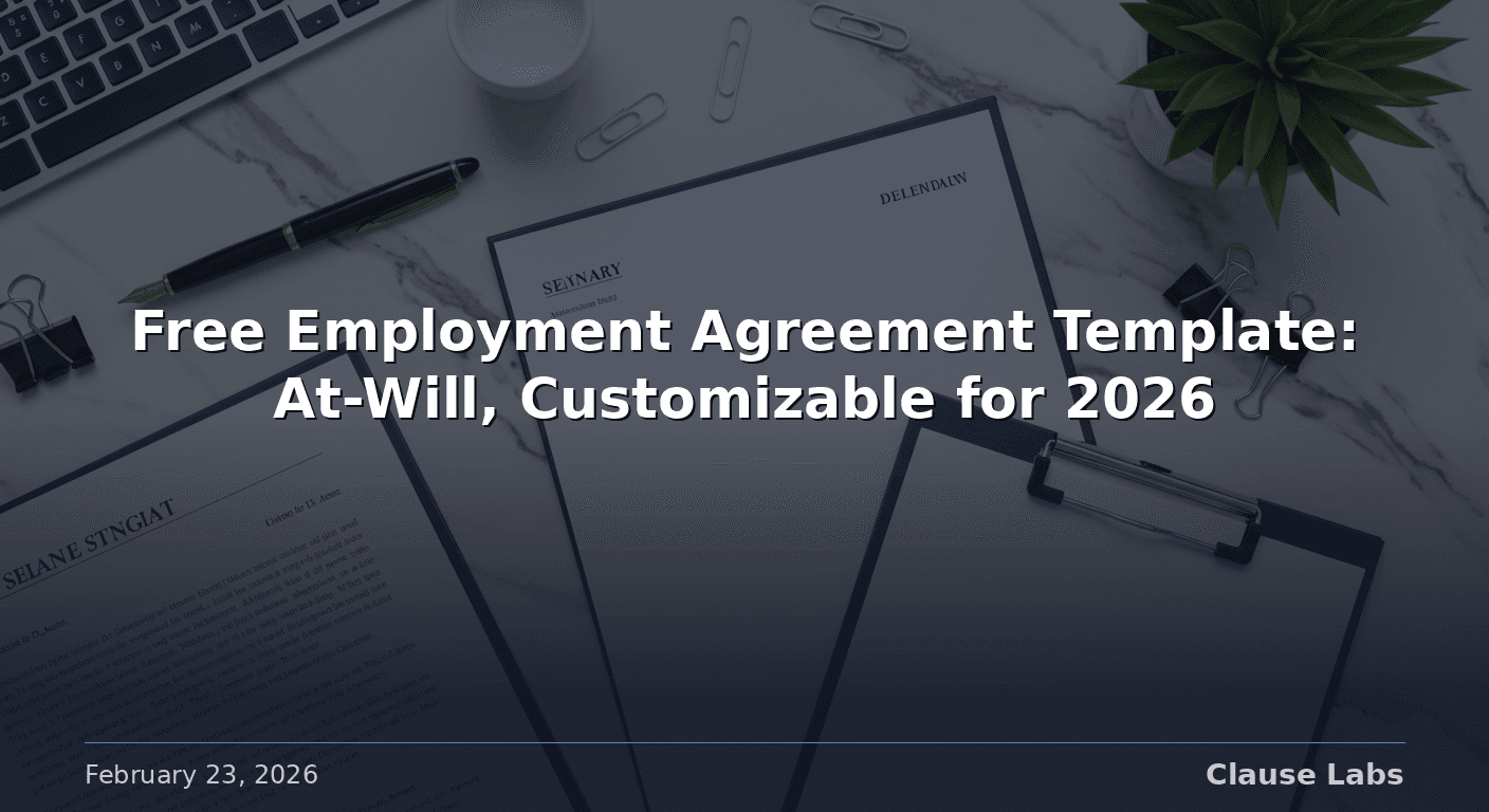 Featured image for: free employment agreement template