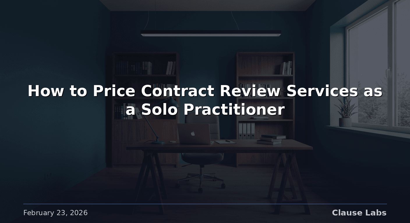 Featured image for: how to price contract review lawyer