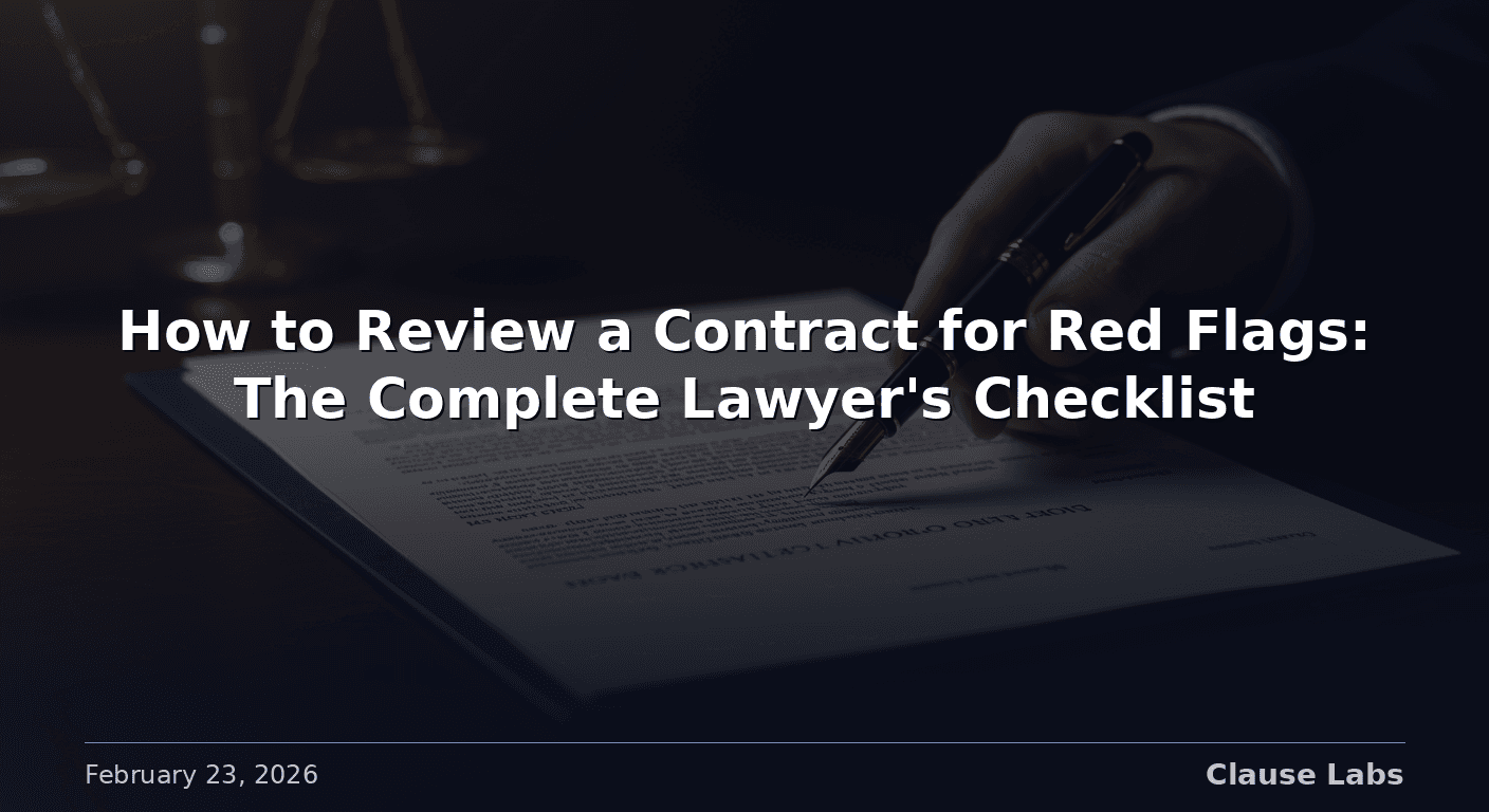 Featured image for: how to review contract red flags