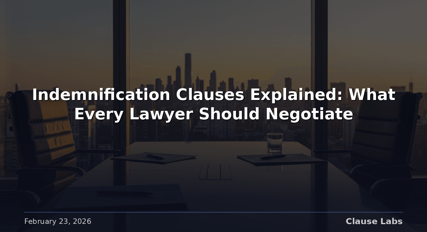 Featured image for: indemnification clause explained