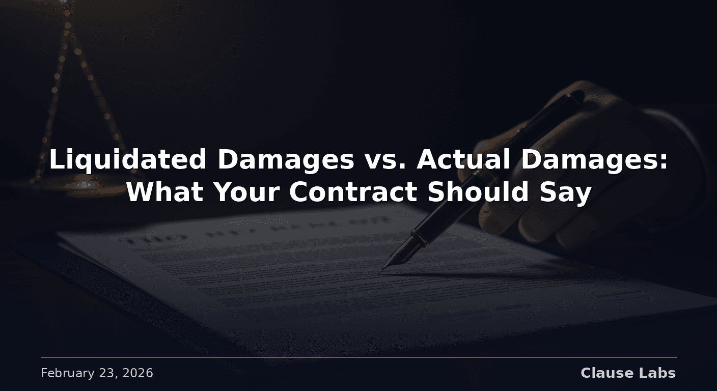 Featured image for: liquidated damages clause contract