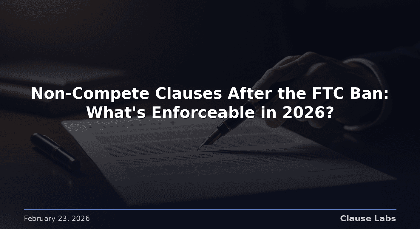 Featured image for: non compete clauses enforceable 2026