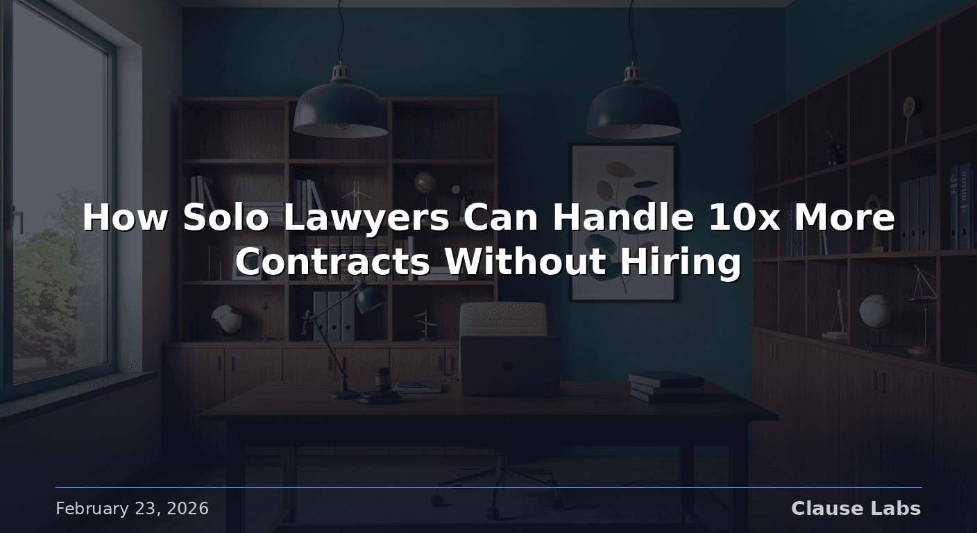 Featured image for: solo lawyer handle more contracts